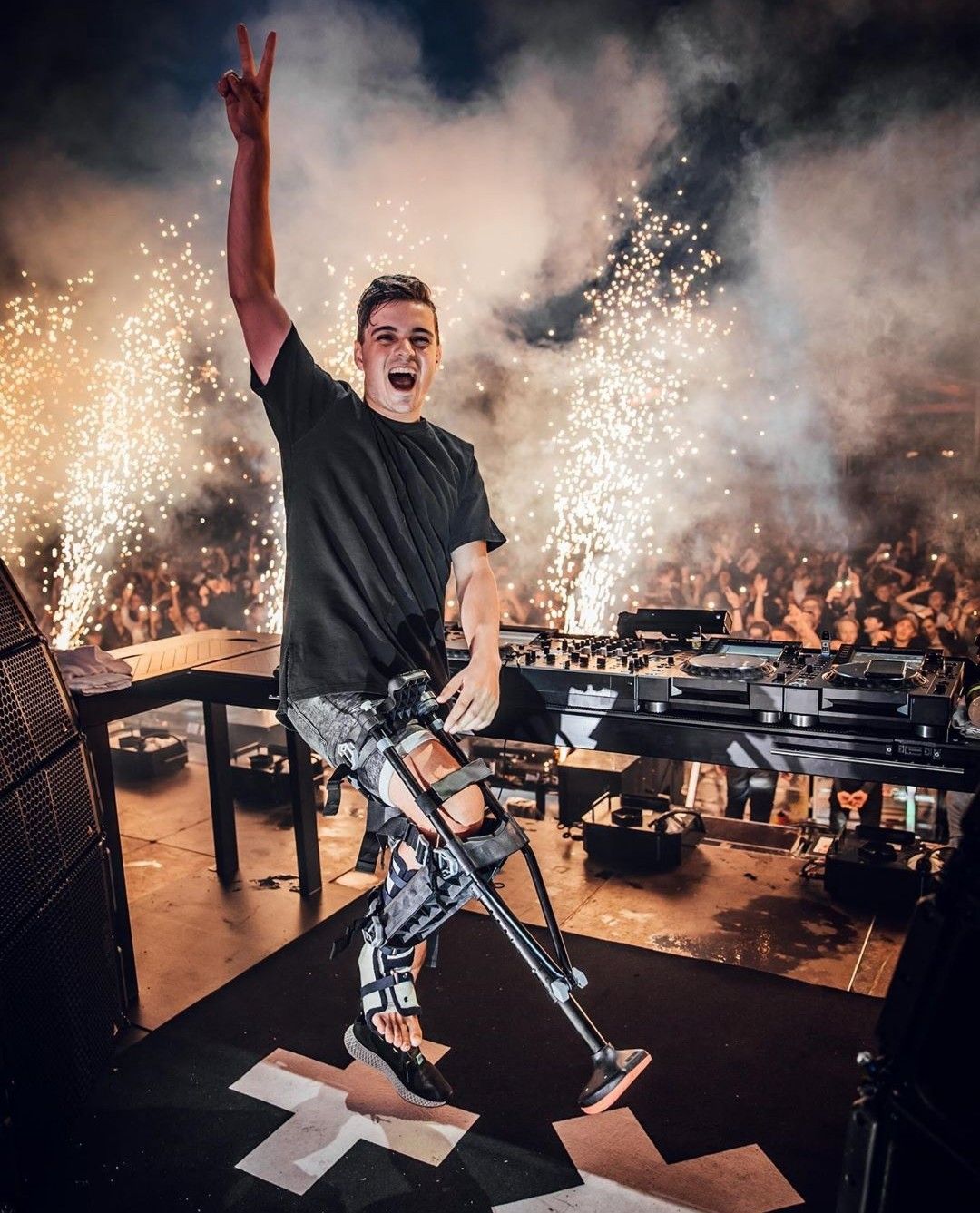 Audience at a Martin Garrix concert